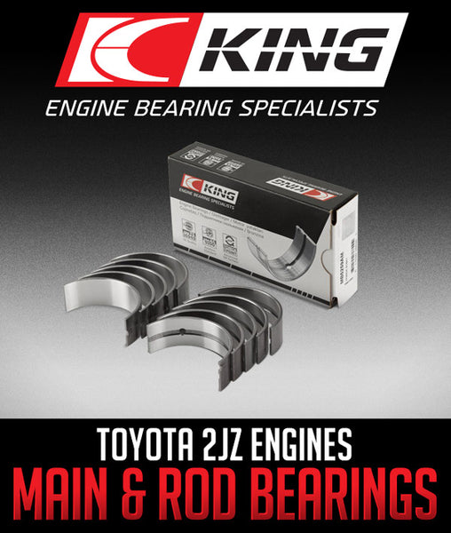 King Engine Bearings Main & Rod Bearings: Toyota 2JZ Engines