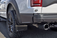 Load image into Gallery viewer, Rally Armor 17-20 Ford F-150 Raptor Gen 2 Black UR Mud Flap w/White Logo Mud Flaps Rally Armor