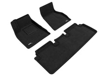 Load image into Gallery viewer, 3D Maxpider 15-19 Tesla Model S Elegant 1st 2nd Row - Floor Mat Set (Black) Floor Mats - Rubber 3D MAXpider