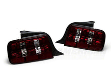 Load image into Gallery viewer, Raxiom 05-09 Ford Mustang Coyote Tail Lights- Blk Housing (Smoked Lens) Tail Lights Raxiom