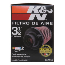 Load image into Gallery viewer, K&N Universal Rubber Filter 3 1/2inch ID FLG / 6inch Base / 4-5/8inch Top / 6inch Height