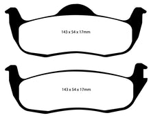 Load image into Gallery viewer, EBC 05-10 Jeep Commander 3.7 Ultimax2 Rear Brake Pads Brake Pads - OE EBC