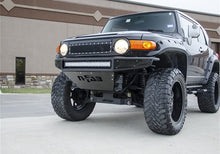 Load image into Gallery viewer, N-Fab M-RDS Front Bumper 06-17 Toyota FJ Cruiser - Tex. Black w/Silver Skid Plate Bumpers - Steel N-Fab
