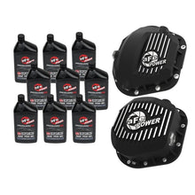 Load image into Gallery viewer, aFe Power Front/Rear Diff Cover Kit w/ Oil 17-22 Ford Diesel V8 (Dana Super 60 & Sterling 10.5-12)