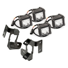 Load image into Gallery viewer, Rugged Ridge 07-18 Jeep Wrangler JK Black Dual Cube A-Pillar Light Mount Kit Rugged Ridge