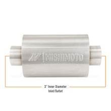 Load image into Gallery viewer, Mishimoto Universal Resonator with 3in Inlet/Outlet - Brushed Resonators Mishimoto