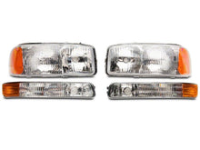 Load image into Gallery viewer, Raxiom 99-06 GMC Sierra 1500 Axial Series OEM Style Rep Headlights- Chrome Housing (Clear Lens) Headlights Raxiom