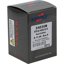 Load image into Gallery viewer, Vertex Piston 04-11 KTM 105 SX 105cc Cast Race Evolution Stroker Piston Kit 112cc 15mm Uncategorized Vertex Pistons