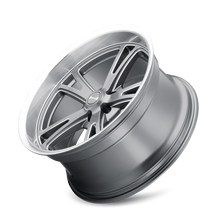 Load image into Gallery viewer, Ridler 606 20x10 / 5x127 BP / 0mm Offset / 83.82mm Hub Gloss Grey Machined Wheel