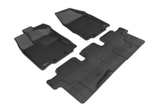 Load image into Gallery viewer, 3D MAXpider 2013-2020 Infiniti QX60/JX Kagu 1st & 2nd Row Floormats - Black | L1IN01101509