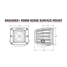 Load image into Gallery viewer, Rigid Industries Radiance+ Scene RGBW Surface Mount - Pair Light Bars & Cubes Rigid Industries