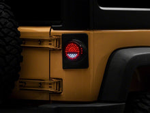 Load image into Gallery viewer, Raxiom 07-18 Jeep Wrangler JK Axial Series Halo LED Tail Lights- Blk Housing (Clear Lens) Tail Lights Raxiom
