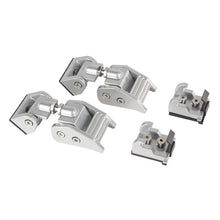 Load image into Gallery viewer, Rugged Ridge 202018-20 Jeep Wrangler JL / 2020 Jeep Gladiator Silver Hood Catch Kit Rugged Ridge