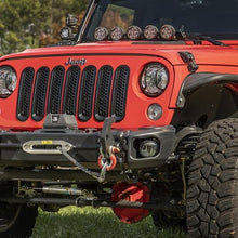 Load image into Gallery viewer, Rugged Ridge 07-18 Jeep Wrangler JK Arcus Front Bumper Set w/Tray & Hooks Rugged Ridge