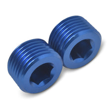 Load image into Gallery viewer, Russell Performance 1/8in Allen Socket Pipe Plug (Blue) Russell