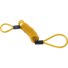 Load image into Gallery viewer, BikeMaster Security Locks Bully Lock Reminder Disc Cable 4 ft. - Yellow