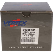 Load image into Gallery viewer, Vertex Pistons Uncategorized Vertex Piston 15-23 Honda Pioneer 500 500cc +0.50mm Oversized Forged Replica Piston Kit