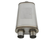 Load image into Gallery viewer, afe MACH Force-Xp Muffler 3 IN ID Center/Dual-Outlet x 11 IN W x 6 IN H x 22 IN L - Oval Body aFe
