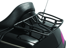 Load image into Gallery viewer, Kuryakyn Trunk Luggage Rack Adjustable Gloss Black Cargo Organization Kuryakyn