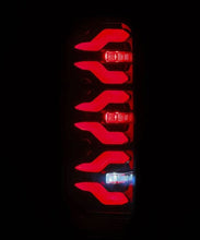 Load image into Gallery viewer, AlphaRex 87-96 Ford Bronco/F-150 Luxx-Series LED Tail Lights - Black Red AlphaRex