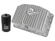 Load image into Gallery viewer, aFe Street Series Engine Oil Pan Raw w/ Machined Fins; 11-17 Ford Powerstroke V8-6.7L (td) aFe
