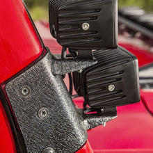 Load image into Gallery viewer, Rugged Ridge 97-06 Jeep Wrangler TJ Textured Black Dual A-Pillar Light Mount Rugged Ridge