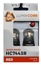 Load image into Gallery viewer, Putco LumaCore 7443 Red - Pair (x3 Strobe w/ Bright Stop) Tail Lights Putco