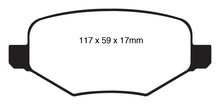 Load image into Gallery viewer, EBC 11-14 Ford Edge 2.0 Turbo Ultimax2 Rear Brake Pads Brake Pads - OE EBC