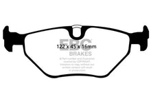 Load image into Gallery viewer, EBC 01-03 BMW 525i 2.5 (E39) Ultimax2 Rear Brake Pads Brake Pads - OE EBC