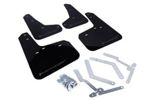 Load image into Gallery viewer, Rally Armor 12-19 Ford Focus ST / 16-19 RS Black Mud Flap w/Grey Logo Mud Flaps Rally Armor