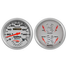 Load image into Gallery viewer, Autometer Ultra-Lite 2pc Gauge Kit Quad & Tach/Speedo 5in. | 4405