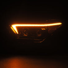 Load image into Gallery viewer, AlphaRex 23-24 Toyota Tacoma LUXX-Series LED Proj Headlights Alpha Blk w/Actv Light & Seq. Sig + DRL AlphaRex