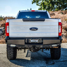 Load image into Gallery viewer, Westin 17-21 Ford F-250/350 HDX Bandit Rear Bumper - Black Westin