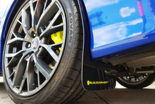 Load image into Gallery viewer, Rally Armor 15-21 Subaru WRX/STI Black UR Mud Flap w/Green Logo Mud Flaps Rally Armor