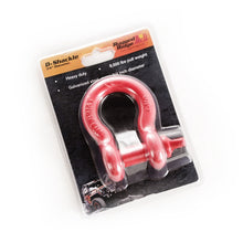 Load image into Gallery viewer, Rugged Ridge Red 9500lb 3/4in D-Ring Rugged Ridge