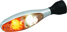 Load image into Gallery viewer, Kuryakyn Micro 1000 Clear Lens White/Amber Chrome Misc Powersports Kuryakyn