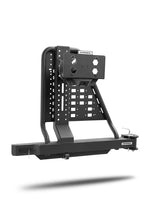 Load image into Gallery viewer, Go Rhino Swing-A-Way Hitch Mounted Tire Carrier (Lic. Plate Lights Not Included) - Textured Black Go Rhino