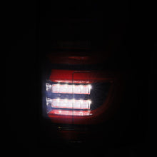 Load image into Gallery viewer, AlphaRex 15-20 Ford F-150 Luxx LED Tail Lights (Pair) Black/Red (Not For Blind Spot Sensor Models) AlphaRex