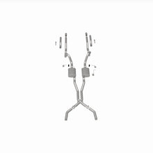 Load image into Gallery viewer, MagnaFlow Exhaust Products Exhaust System Kit MagnaFlow Exhaust Products Magnaflow Street Series Stainless Crossmember-Back System 19303