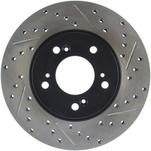 Load image into Gallery viewer, Stoptech Brake Rotors - Slot & Drilled StopTech 97-01 Acura Integra Type R / 97-01 Honda CR-V Slotted & Drilled Left Front Rotor