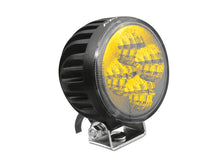 Load image into Gallery viewer, Raxiom Axial 3-In 4-LED Yellow Beam Round Light Flood Beam Universal (Some Adaptation Required) Light Bars & Cubes Raxiom