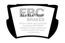 Load image into Gallery viewer, EBC 66-74 Lotus Elan 1.6 Ultimax2 Rear Brake Pads Brake Pads - OE EBC