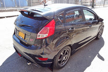 Load image into Gallery viewer, Rally Armor 13-19 Ford Fiesta ST Black UR Mud Flap w/Silver Logo Mud Flaps Rally Armor