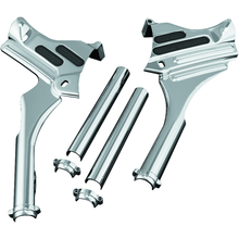 Load image into Gallery viewer, Kuryakyn Deluxe Neck Covers 95-07 Touring Models Chrome