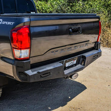 Load image into Gallery viewer, Westin 16-20 Toyota Tacoma Pro-Series Rear Bumper - Textured Black Westin