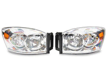 Load image into Gallery viewer, Raxiom 06-08 Dodge RAM 1500 Axial Series OEM Style Rep Headlights- Chrome Housing (Clear Lens) Headlights Raxiom