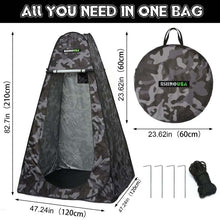 Load image into Gallery viewer, Rhino USA Popup Privacy Tent - Camo Camping Equipment Rhino USA
