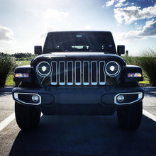 Load image into Gallery viewer, Oracle Oculus Bi-LED Projector Headlights for Jeep JL/Gladiator JT - Matte Blk - 5500K SEE WARRANTY Headlights ORACLE Lighting