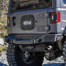 Load image into Gallery viewer, Westin 18-25 Wrangler JL Spare Tire Delete Plate - Tex. Blk Westin