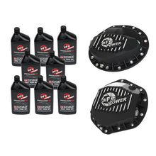 Load image into Gallery viewer, aFe Power Front/Rear Diff Cover Kit w/ Oil 03-13 Dodge L6 Trucks (AAM 9.25-14 & AAM 11.5-14)